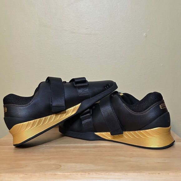 TYR L-1 Lifter Limited Edition Squat University Lifting Shoes Black Gold 10.5 - Picture 4 of 7